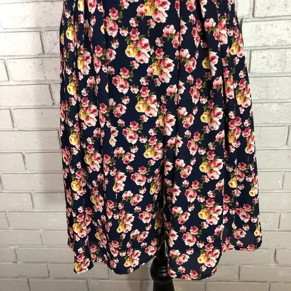 Betsey Johnson Women’s Navy Floral Romper - Picture 3 of 8